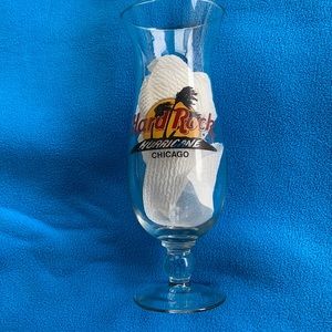 Hard Rock Cafe Chicago Hurricane Glass